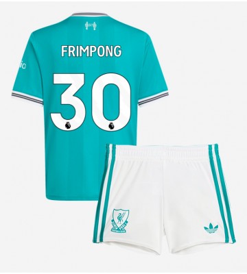 Liverpool Jeremie Frimpong #30 Tredjetrøje Børn 2025-26 Kortærmet (+ Korte bukser)